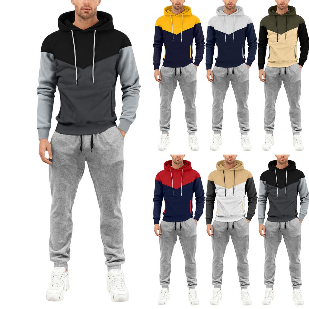 Pánská podzimní/zimní sportovní souprava s kapucí