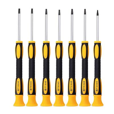 Samcos Tournevis Torx Réparation Tournevis de Précision avec pour MacBook Kit de Réparation Couteau Ensemble, T3, T4, T5, T6, T7, T8, T10, Hexagonal, Étoile, Outils, Aimant,