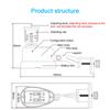 Rain Sensor, Rain Sensor Kit Watering Rain Sensor with Spray Nozzle for   Rainfall Measurement