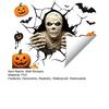 Halloween Wall Stickers, Self Adhesive Vinyl Decals, Waterproof Removable Wall Decals for Halloween Party Home Store Wall Decor
