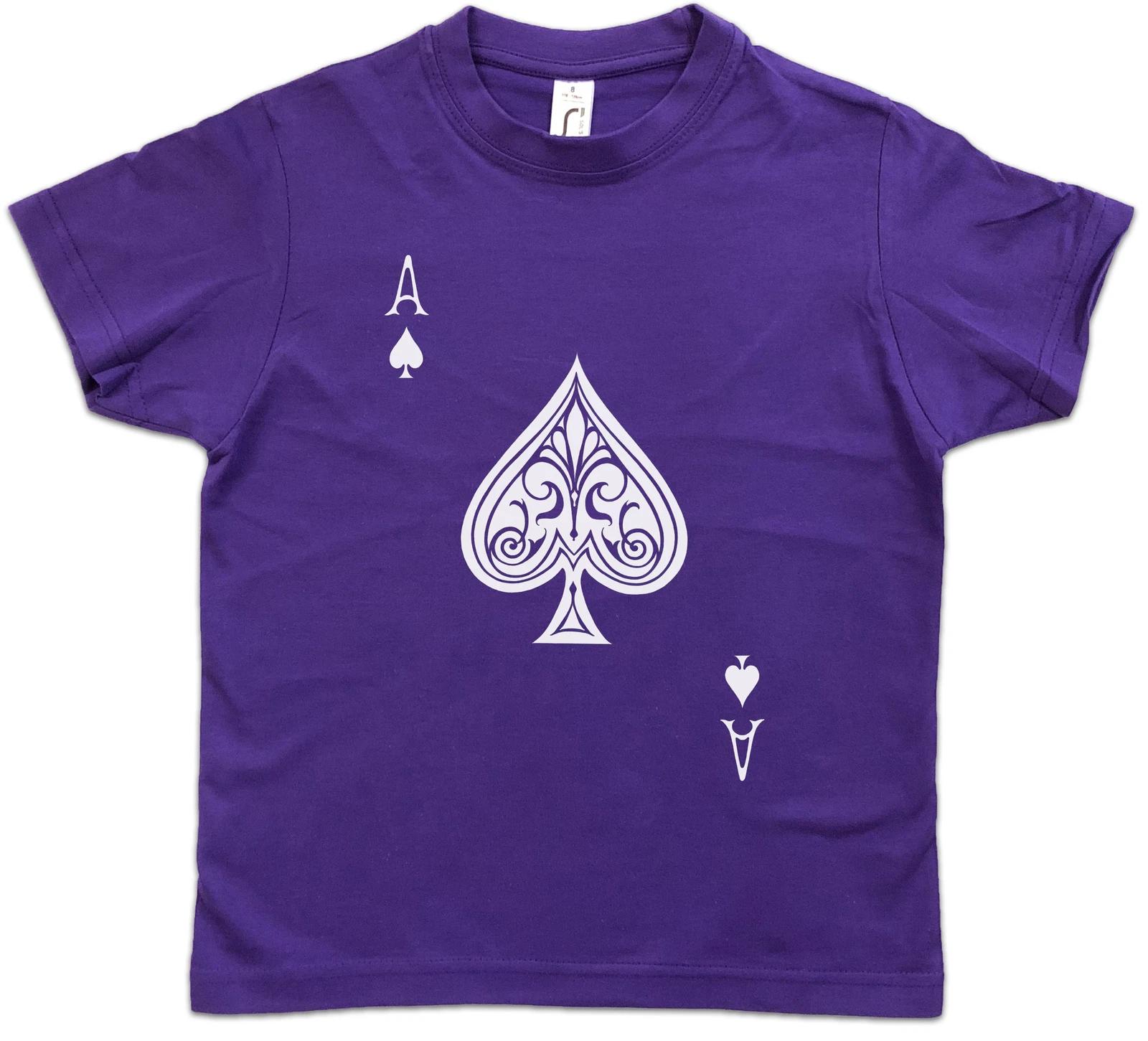 ACE OF SPADES II Kids Boys kids boys T-Shirt Spade Ace Poker Card Casino Las Card 120