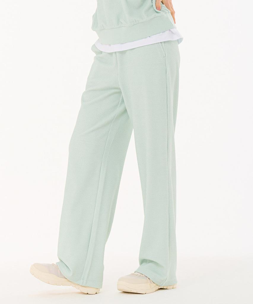 CHASECULT Women'S Ribbed Wide Elastic Pants-Farg7264B0S