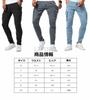 Denim Cargo Skinny Plus Fall [LZYYHHR] Men's Pants, Jeans, Stretch, Sizes, Leg-Lengthening, Spring, Summer, (L, Black)