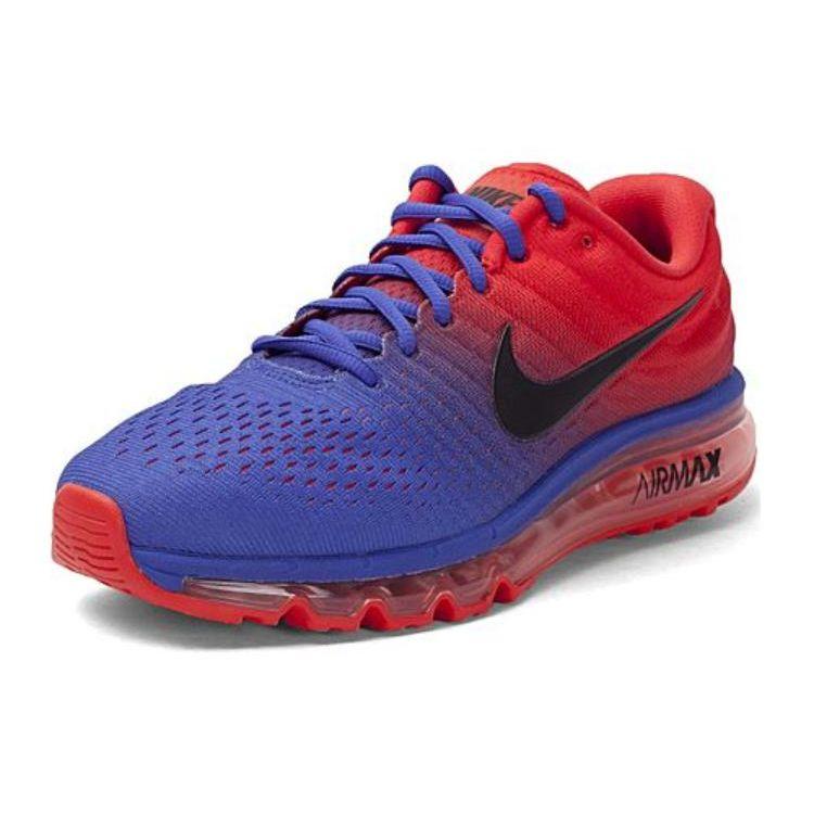 Nike Air Max 2017 Men Sneakers Blue Paramount-blue Max-orange-black 849559-402
