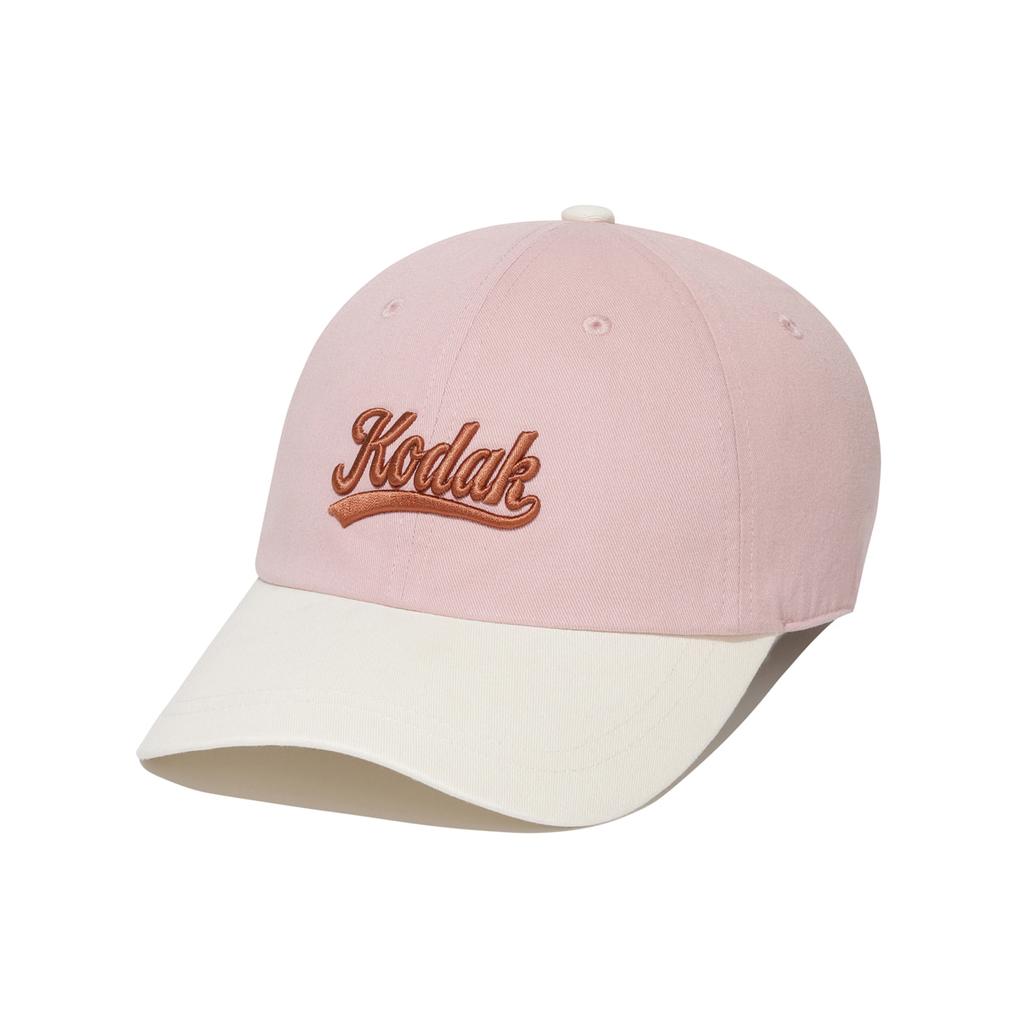 KODAK Relax Fit Lettering Combination Ball Cap Pink
