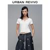 UR2026 Women's Casual Textured Slim T-shirt