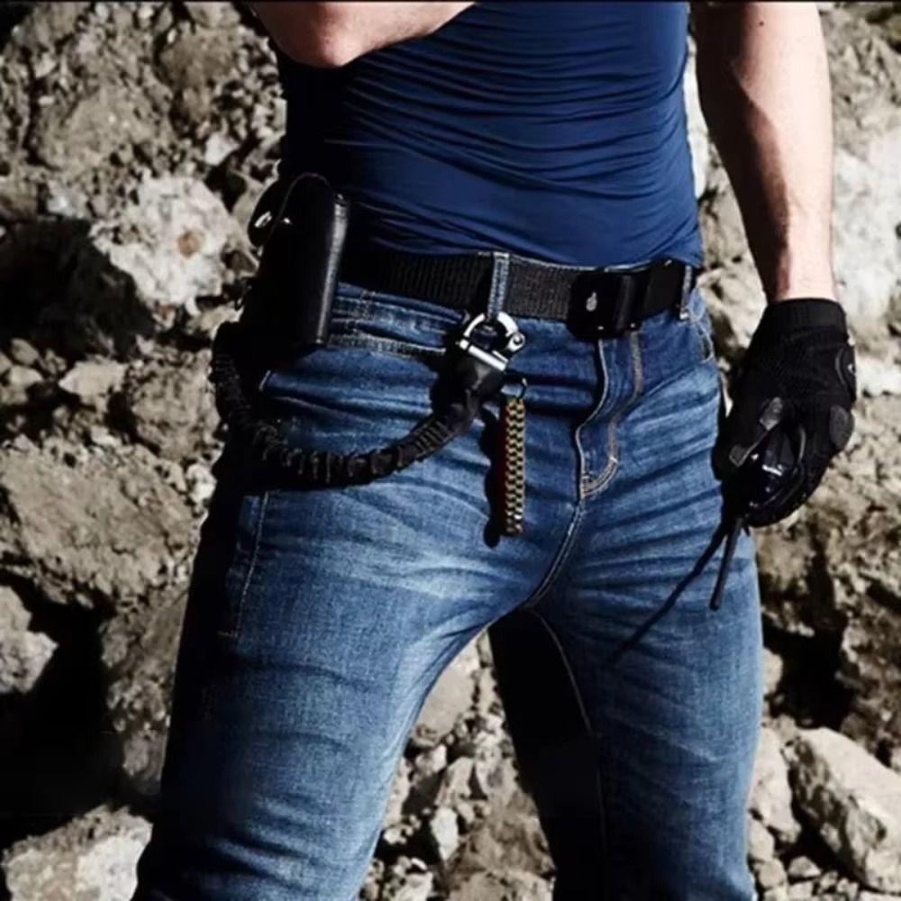 Bungee Strap Climbing Protect Sling Quick Release Outdoor Nylon Rope Safety Lanyard  Mountaineering