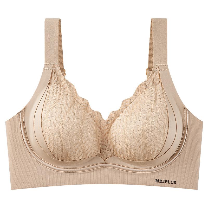 

[Pull up the new upgrade.] Upgrade the fully fixed integrated cup bra, thin cup without marks and no steel ring to gather the underwear. M 34/75abc weight 40-52.5kg