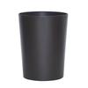 Bronze Metal Bathroom Wastebasket Decorative Trash Container Sleek Design Durable Open Top Indoor Use Household Bin