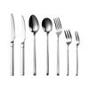 304 stainless steel knife, fork, spoon, western tableware, multi-specification knight mirror polished square handle, company gifts