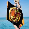 Golden French Fries Background Beach Towel, Super Soft Microfiber, Gift for Her/Him, Birthday, for Pool, Beach, Travel, Home Decor Fan gifts