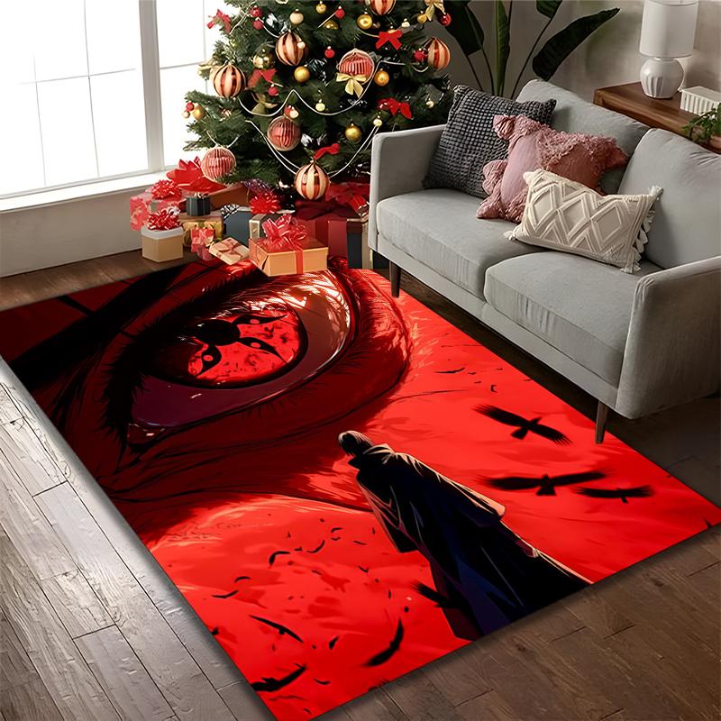 [1pc naruto Office Chair Carpet] Digital Printed Area Rug for Home & Game Room Use, Soft Indoor Sofa Chair Mat