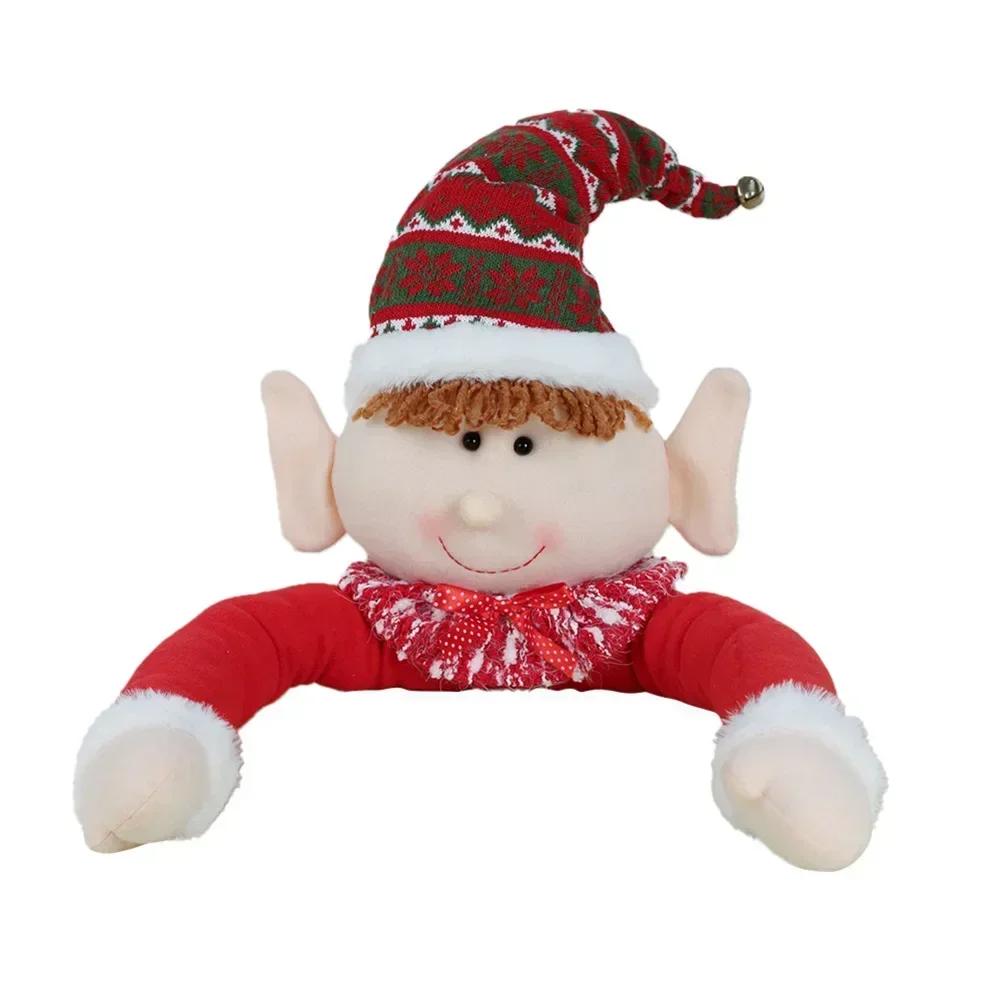 Christmas Elf-Tree Topper-Large Plush Elves Treetop Hugger Xmas Tree Ornament Decorate The Christmas Tree For Christmas DIY