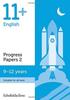 Kniha 11+ English Progress Papers Book 2: KS2, Ages 9-12