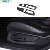 Black Steel Seat Adjust Handle Button Panel Trim 2PCS For Honda Accord 2018-