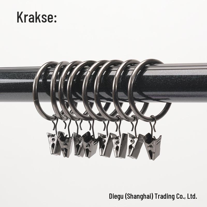 Metallvorhangclips & -ringe mit Haken