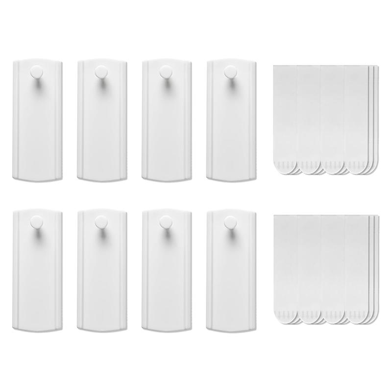 M-Modern-8 Picture Hangers Large Universal Frame Hanger 24 Removable Adhesive Strips,Damage Free Hanging Hooks белый