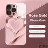ldHeart 2DFlat For iPhone17 18 16 15 14 13 12 11 Pro Max XS XR 8 7Plus Phone Cover Shockproof Protective Back Cover