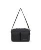 Discovery Expedition Liner Two-Pocket Square Crossbody Bag (Black)