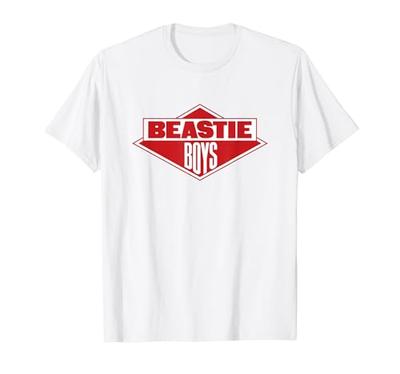 Camiseta Oficial con Logo de Diamante Rojo de Beastie Boys