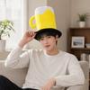 Funny Beer Mug Hat Cartoon Cosplay Headgear Lightweight Halloween Headgear  Stage Performance