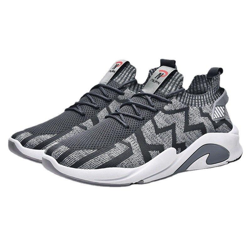 Men Shoes Mesh Breathable White Trendy Sneakers Men Original Casual Light Walking Big Size Man Tennis Shoe Footwear