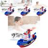 Colorful Electric Fireboat Toy For Kids With Water Spraying Music And Lights Features