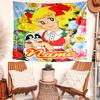 Personalized Candy Candy Background Tapestry,Custom Name Birthday Party,Multifunctional Wall Decoration for Home Decor,Various Occasions