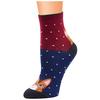 Lady Fashion Women Girls Stripe Cat Cotton Middle Tube Socks Stockings