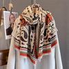 Winer Warm Cashmere Cashew Flower Print Scarf For Women Fashion Thick Blanket Pashmina Shawl Wrap Female Bufanda