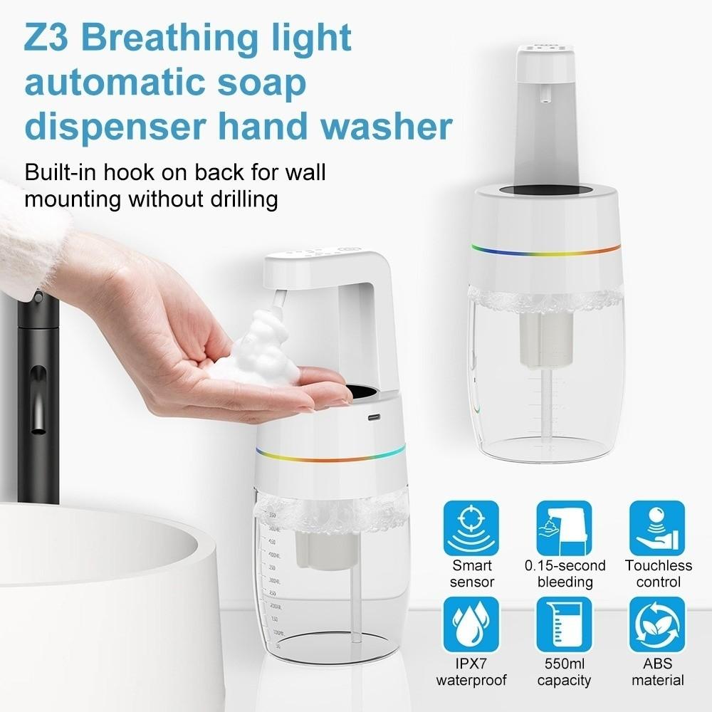 Automatic Sensor Smart Soap Dispensers Touchless Operation Liquid Soap Container  Public Restrooms
