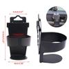 Plastic Cup Holder, BlackCar Cup Holder Side Window Backseat Hangings Water Cup Drink Bottle Organizers Stand