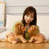 Forest Animal Simulation Male Lion Plush Toys Soft Simulation Lion Plush Toy  Birthday Gift