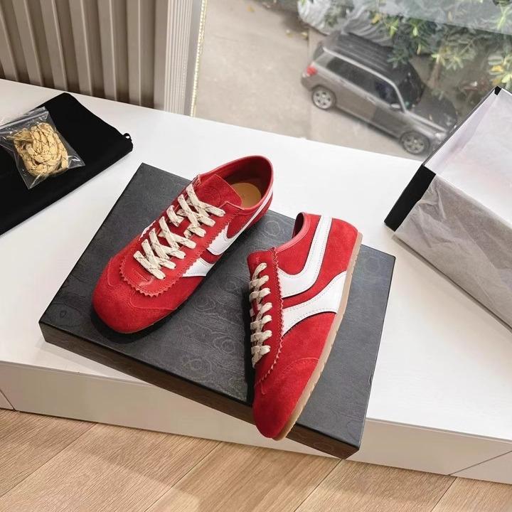 Retro avslappet stil moralsk treningssko flate enkeltsko 2024 sommer nye damesko dame lav topp dame pendling Forrest Gump sko