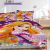 Sweet Fantasy Princess Bedding Set – Rapunzel & JasminePattern printing(1*Duvet Cover + 2*Pillowcase, Without Core),
