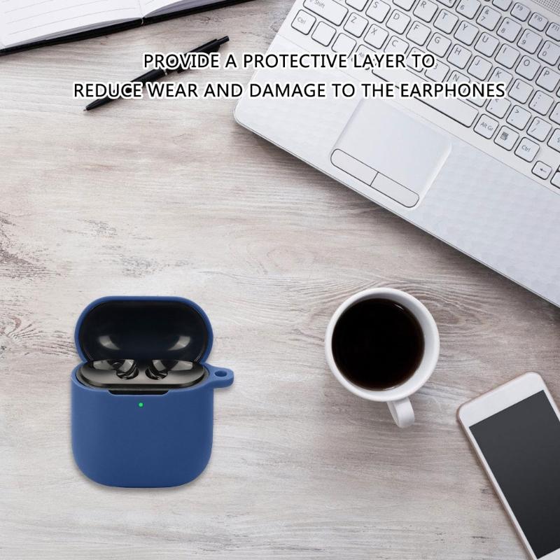 Schutzhülle aus Silikon Silikon-Ohrhörerschutz Stoßfeste Schutzhülle Taschenformat für Ohrhörer Freepod