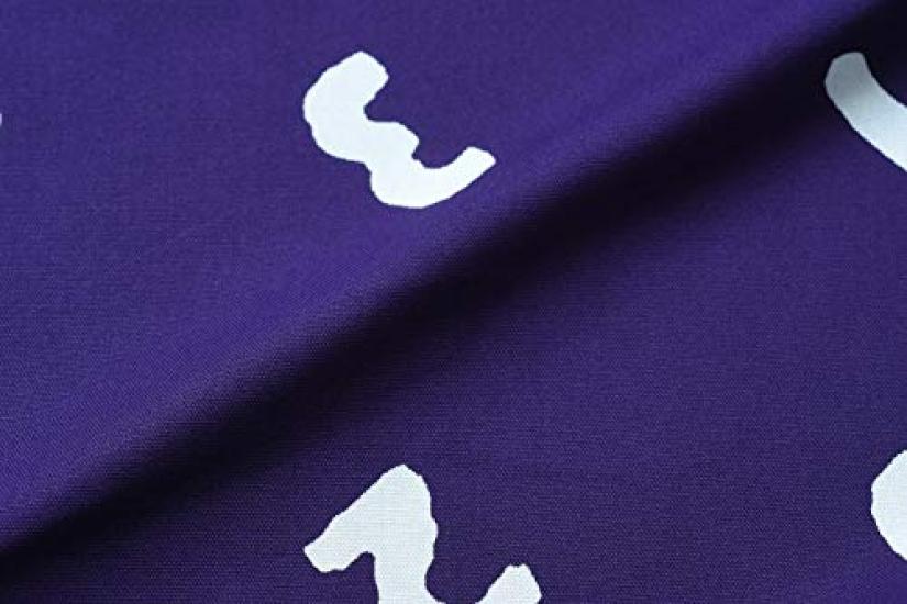 Furoshiki Purple and Navy 90cm x 90cm SOU SOU (Sou-Su-U Blue)