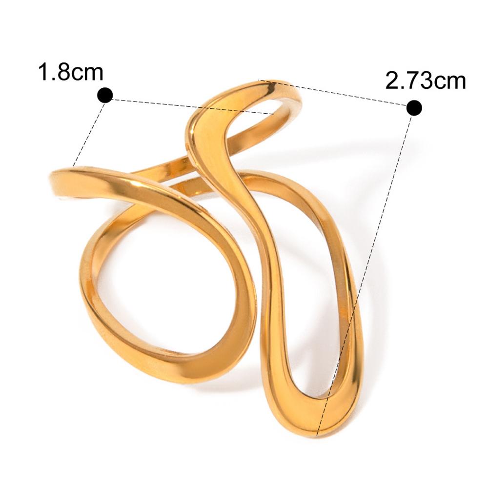 

Yori New Stainless Steel Jewelry Minimalist Metal Golden 18 K PVD Plated Allergy Statement Fashion Jewelry 2024