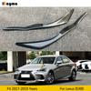 Carbon Fiber Headlight Covers Eyelid For Lexus IS300 2017-  IS300h F Sport Car Front Lamp Eyebrow Sticker 2pcs/set