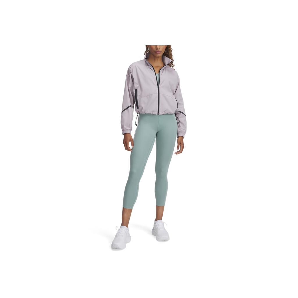Under Armour Unstoppable SS25 Casual Loose Breathable Jacket Women Jacket Dawn-Gray-Pink 1389677-009