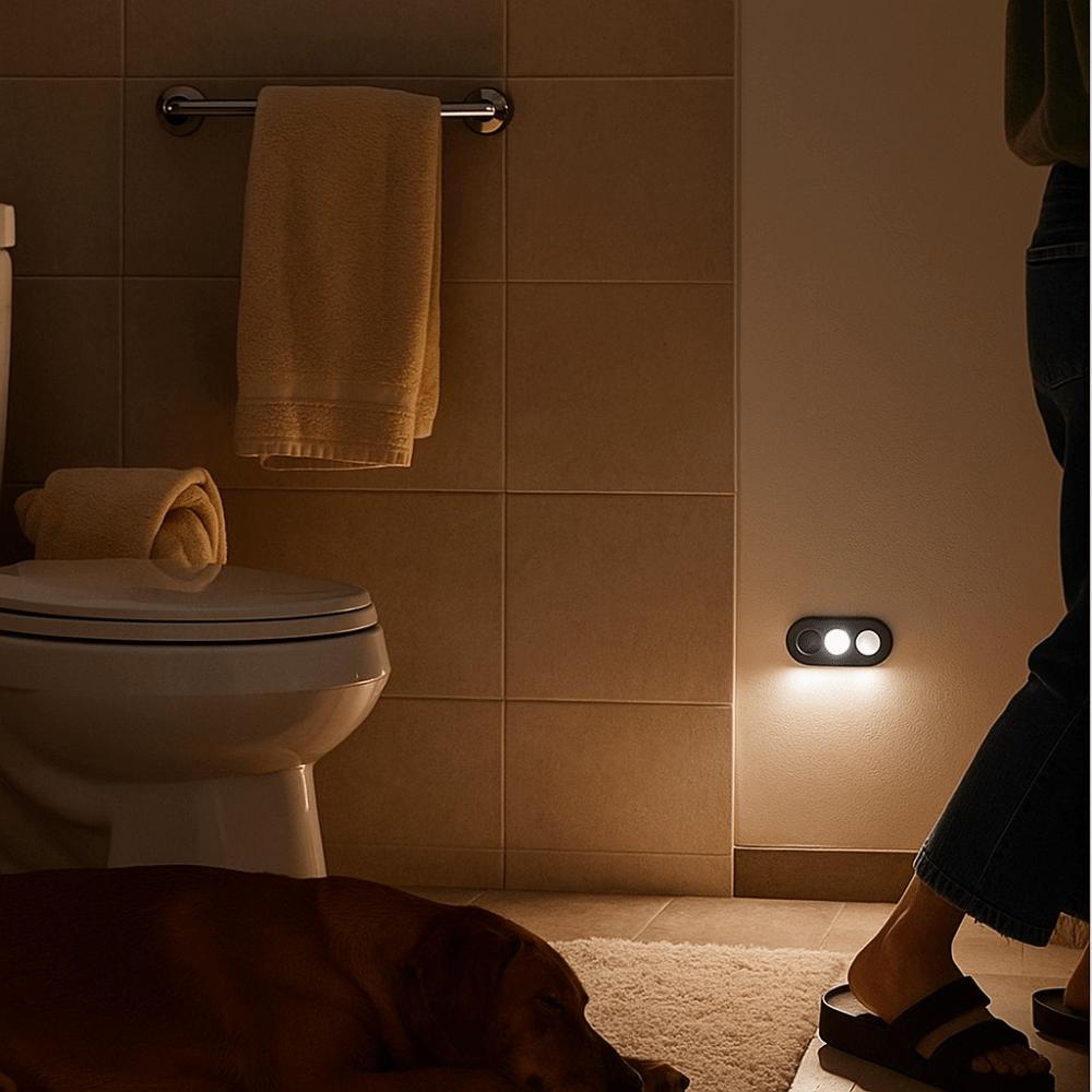 Type-c Motion Sensor Night Light Auto Brightness Energy-Saving Rechargeable Night Light Wireless Magnetic Attraction