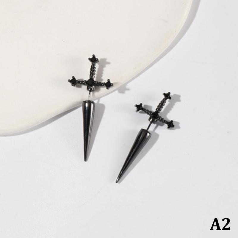 

Готические серьги-мечи, винтажные крутые серьги в стиле панк, готические серьги-кинжалы, ювелирные изделия в подарок для женщин