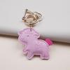 Piele PU 2027 Anul Oii Formă Pandantiv Adorabil Design Colorat Coadă de Inimă Pentru Decor Geantă Accesorii Chei Cadou
