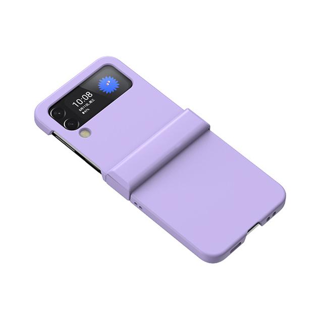 For Samsung Galaxy Z Flip3 /4 5g Phone Case Macaron Color Silicone Foldable Soft -Touch Back Protective Cover For Samsungz Flip3 4