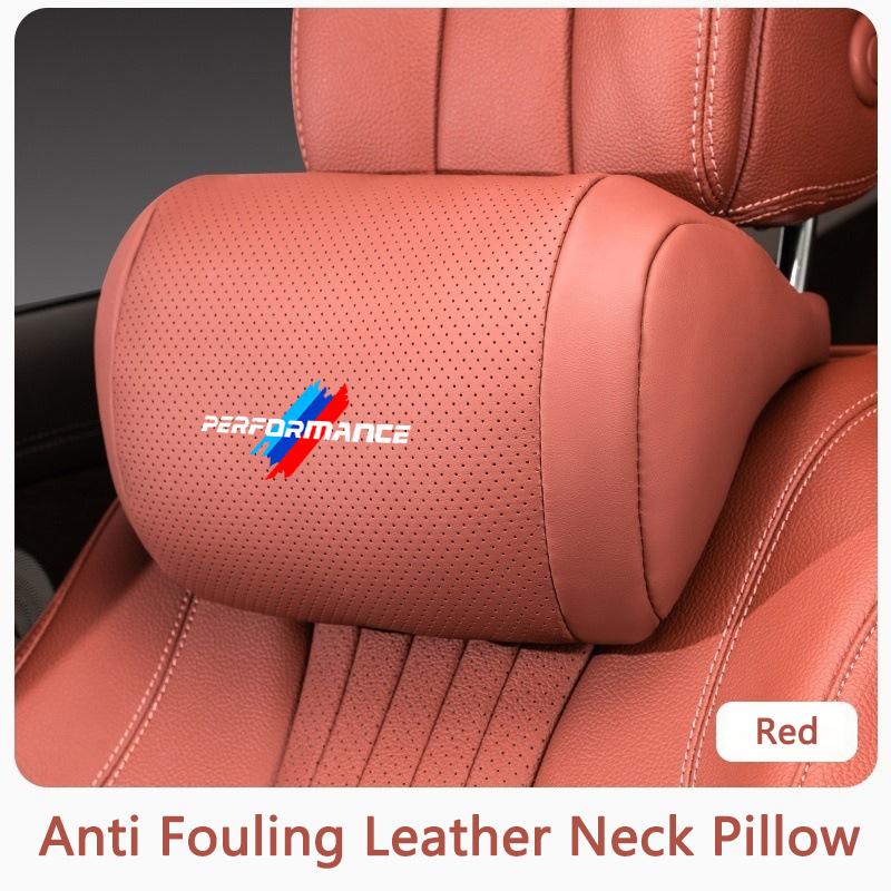 BJYM4 Memory Cotton Car Seat Headrest Neck Pillow Interior Accessories For BMW Performance M E46 E60 E90 E39 E36 E28 X3 X5 X1 X4 X6 X7