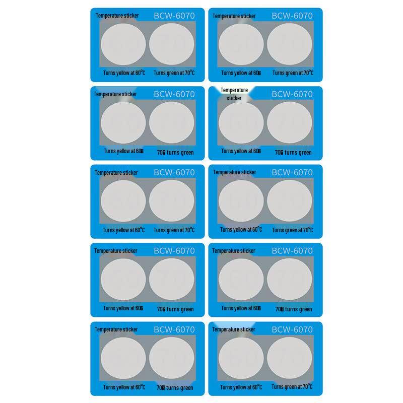 TFN Temperature Indicator Stickers