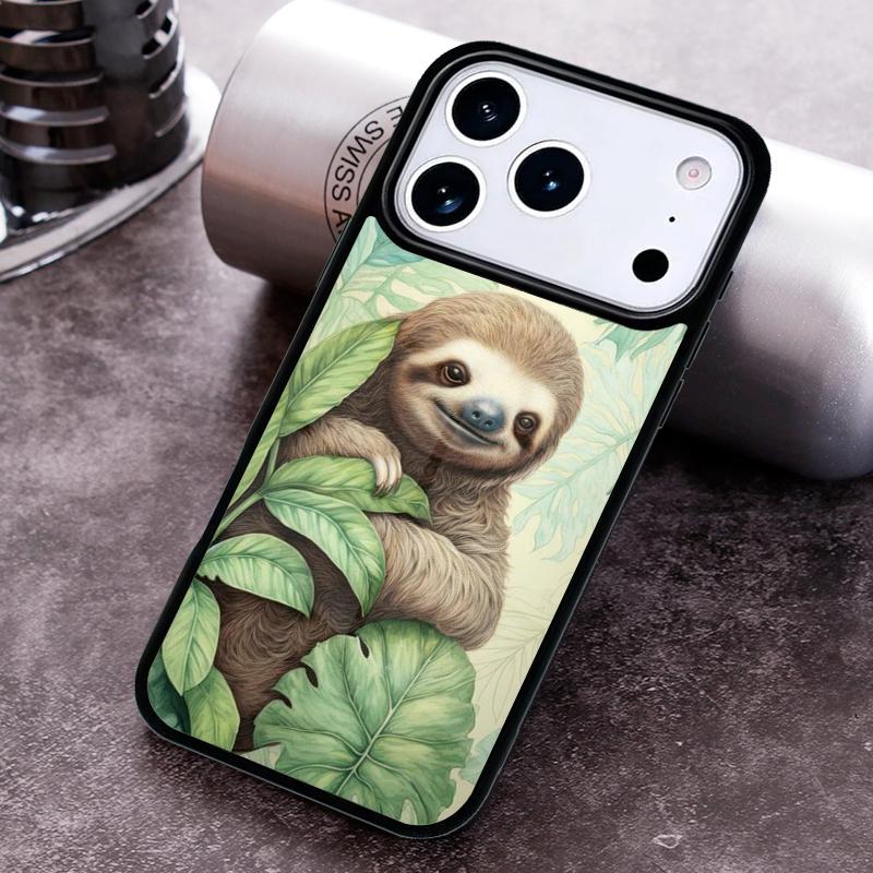 

Sloth-Bear Phone Case For iPhone 17,16e,15,14,13,12,11,Mini,Pro,MAX soft Silicone Cover iPhone 16 Pro Max