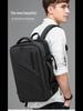 Men's Large Capacity Waterproof Business Travel Backpack, Oxford Cloth, Expandable, for Laptops and More