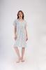 Women's Cotton Nightgown Short Sleeve 2XL Vienetta Comfortable Loose