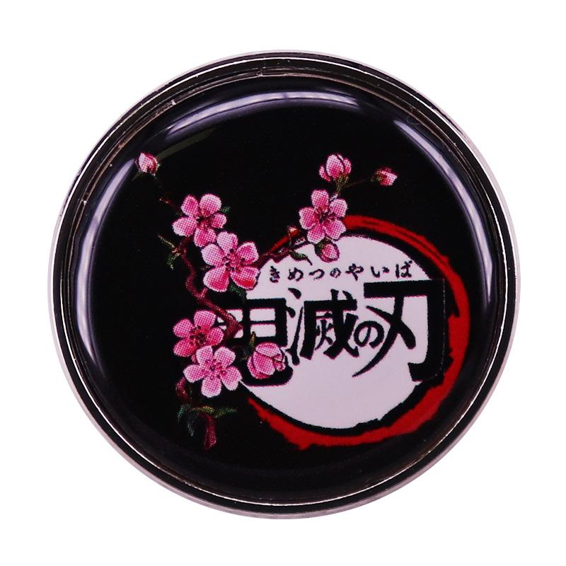 Demon Slayer Anime Lapel Pins Backpack Jeans Enamel Brooch Pin Women Fashion Jewelry Gifts Cartoon Badges